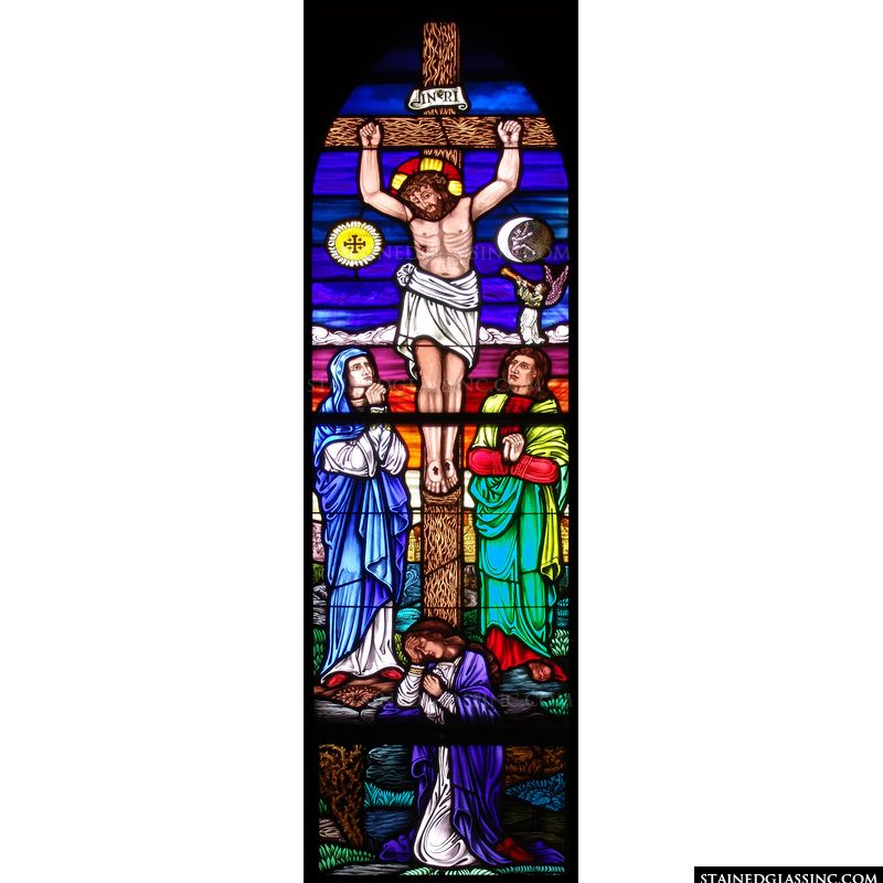 Colorful Crucifixtion of Christ