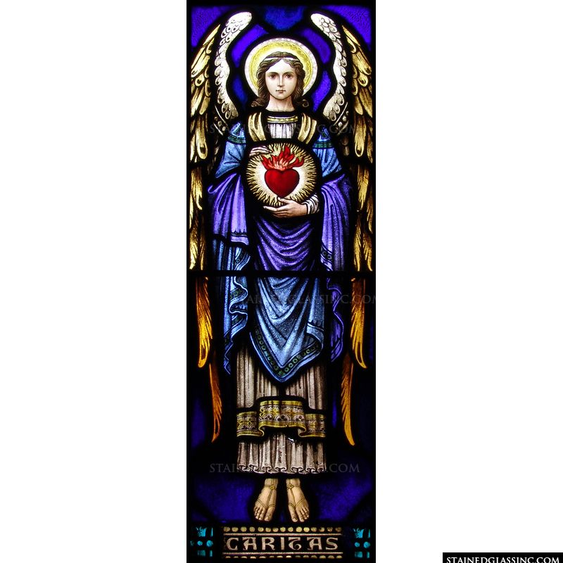Angel Holding Sacred Heart