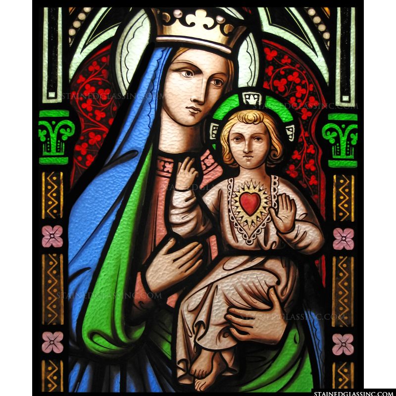 Blessed Mother and Christ