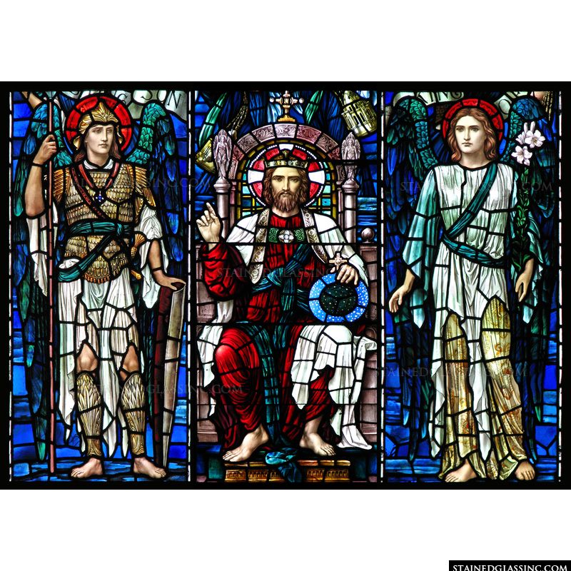 christian stained glass paintings