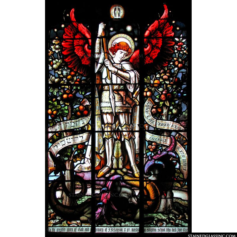 St. Michael Binding Satan