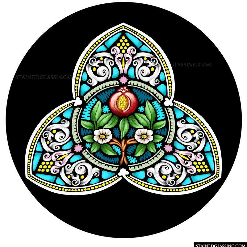 Floral Triquetra