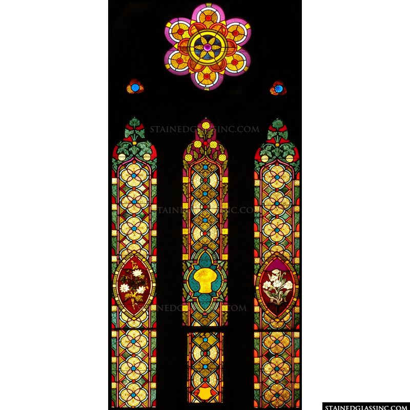 Rose Window and Vertical Panels