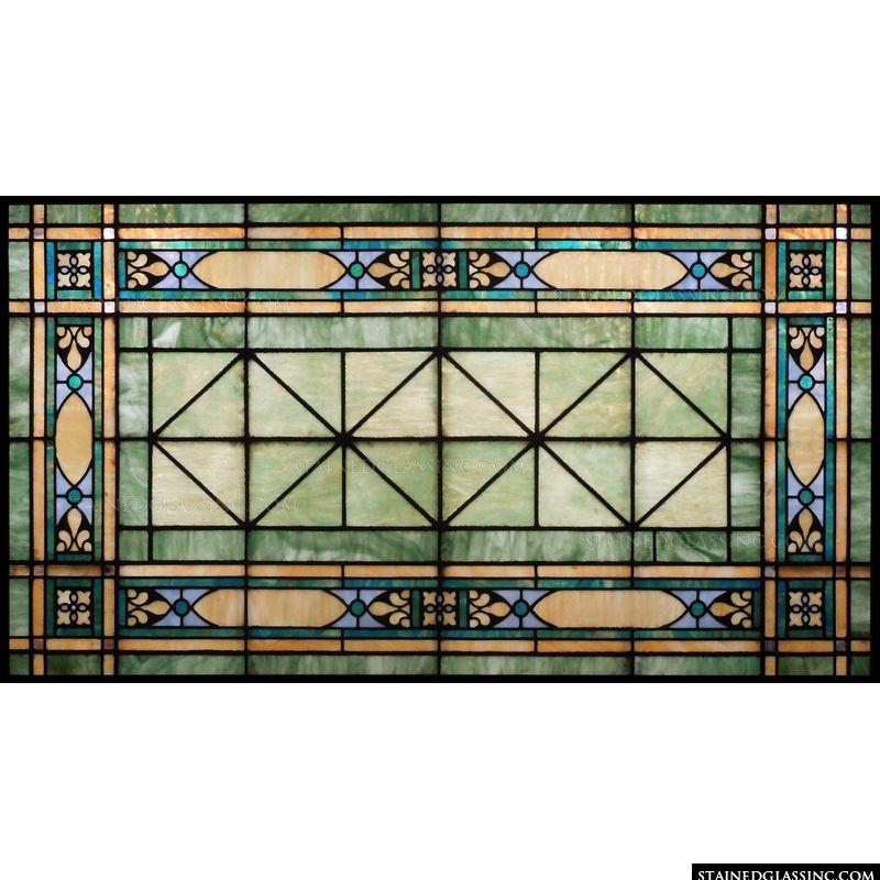 Green and Blue Transom