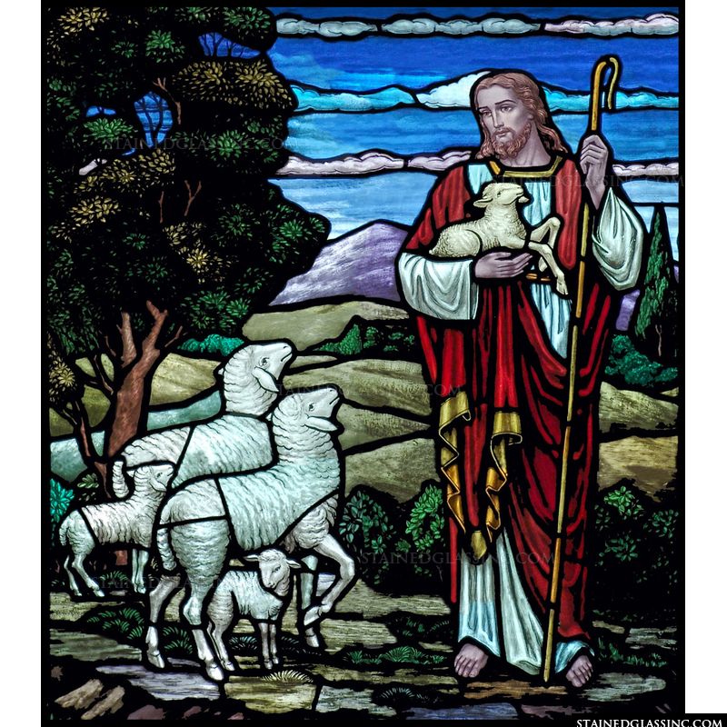 Jesus with His Sheep