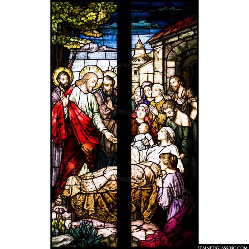 Christ Heals the Sick - A Testament to Compassion and Faith