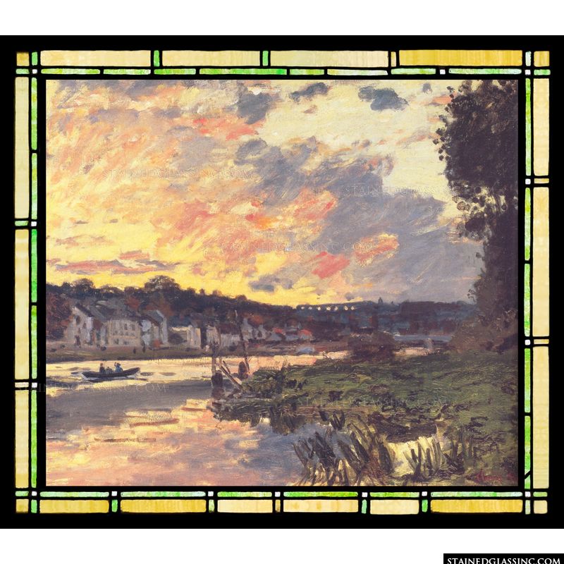 The Seine at Bougival in the Evening
