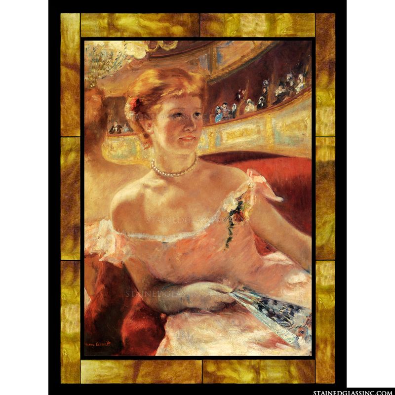 Woman with a Pearl Necklace in a Loge