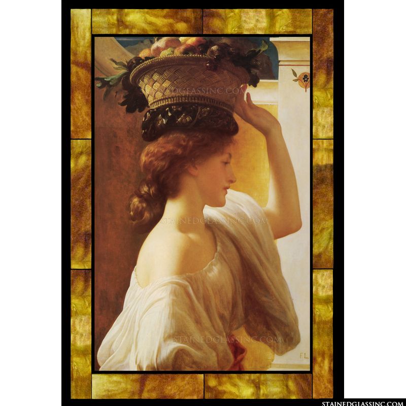 Eucharis - A Girl with a Basket of Fruit