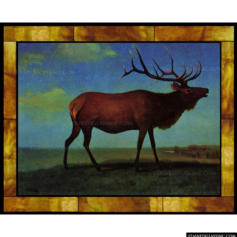 Elk by Albert Bierstadt