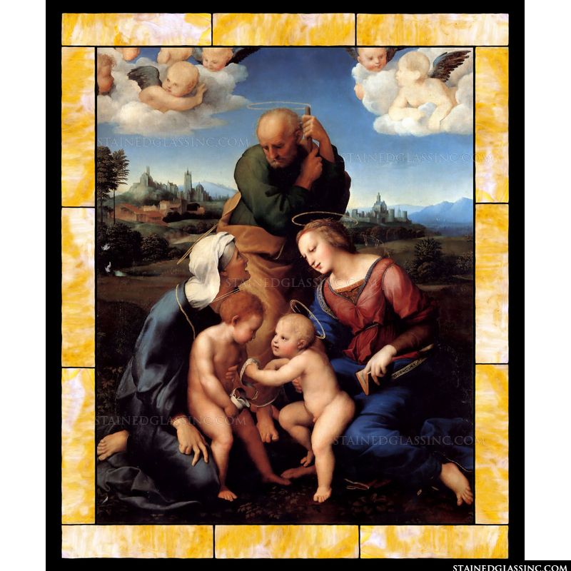 The Holy Family with Saints Elizabeth and John