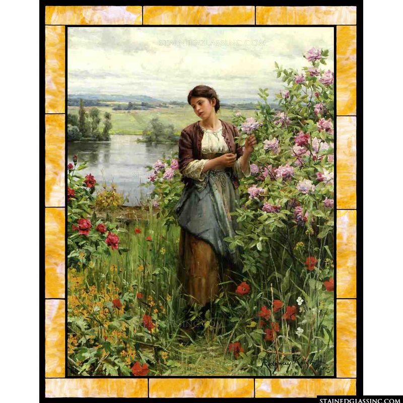 Julia among the Roses