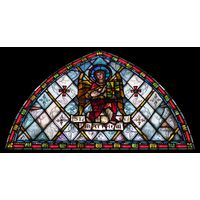 Saint Matthew in Arched Transom