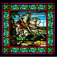 St. George in Square Frame