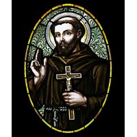 St. Francis of Assisi in Oval Frame