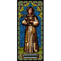 St. Francis Holding a Cross