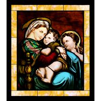 Mary, Jesus, and John the Baptist
