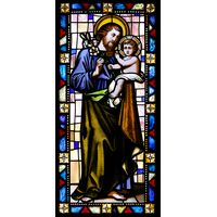 Saint Joseph Holding Baby Jesus