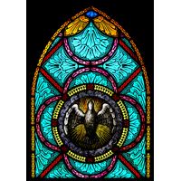 Colorful Holy Spirit Dove
