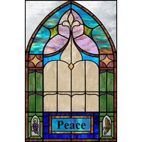 Arched Peace Window