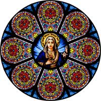 Immaculate Heart of Mary Rose Window