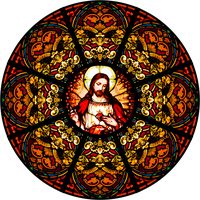 Sacred Heart of Jesus Rose Window