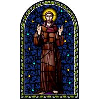 Arched Saint Francis of Assisi