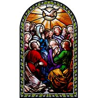Holy Spirit and the Disciples at the Pentecost