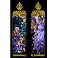 Guardian Angel Watching over Children
