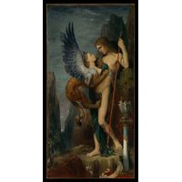 Oedipus and the Sphinx by Gustave Moreau