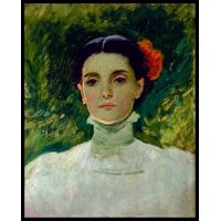 Portrait of Maggie Wilson by Frank Duveneck c.a.1898