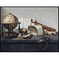 Vanitas Still Life by unknown artist c.a.1650