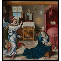 The Annunciation by Joos van Cleve 1525