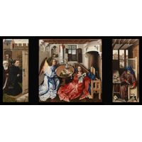 Annunciation Triptych by Workshop of Robert Campin 1427-1432