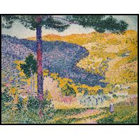 Valley with Fir (Shade on the Mountain) by Henri-Edmond Cross