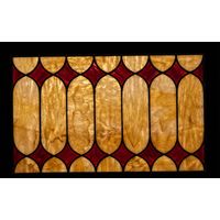 Amber Cathedral Lancet Panel
