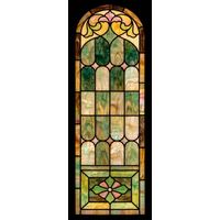 The Verdant Bloom Arched Acanthus Scrollwork and Quatrefoil