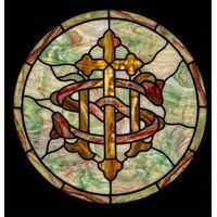Serpent and the Cross Rose Window