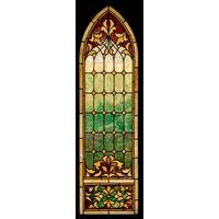 Emerald Gradient Gothic Arch