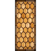 Geometric Amber Honeycomb