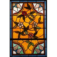 Amber Floral Trellis