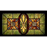 Fleur-de-Lis in Verdant Tones