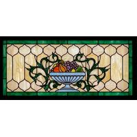 Abundant Fruit Bowl in Classical Urn