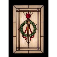 Torch and Laurel Wreath