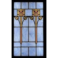 Stylized Art Nouveau Floral Motif