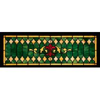 Fleur-de-Lis in Emerald and Gold