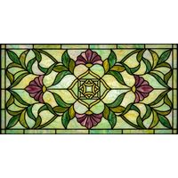 Floral Medallion and Leaf Scrollwork