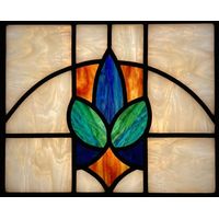 Fleur-de-Lis Motif in Jewel Tones