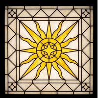 Radiant Golden Starburst