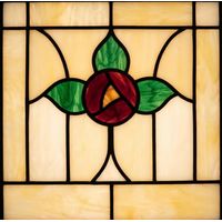 Rosebud in Amber and Sage